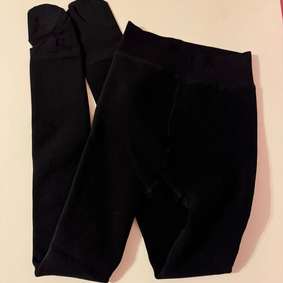 Warm Black Fleece Leggings - Picture 2 of 2